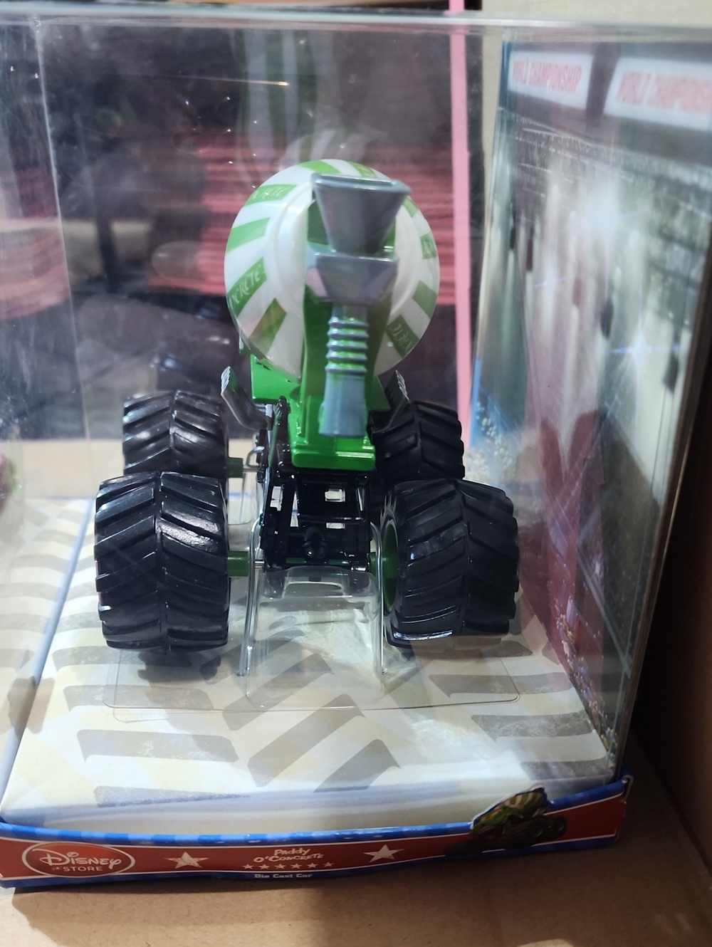 NIB Disney Cars Paddy O'Concrete Green Monster Truck Toy - Picture 3 of 4